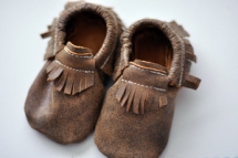 Moccasins - Weathered Brown - Gone Baby Crazy!
