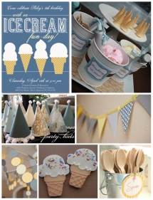 Ice Cream Birthday Party - Party Ideas