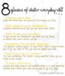 Drink Water - Exercises that can be done at home