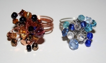 gem wire rings - Rings