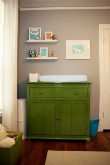 Cute change table idea - Baby Room