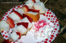 Strawberry Shortcake Kabobs - Baby Shower Ideas