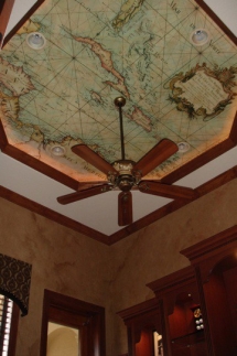 Map Ceiling - Home decoration