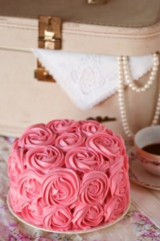 Pink rose cake - Great Wedding Ideas