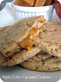 Apple Cider Caramel Cookies - Baking Ideas