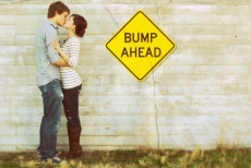 Bump Ahead... Very fun pregnancy photo - Baby Announcements