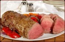Beef Tenderloin with Tomato Vinaigrette - Recipes for the smoker