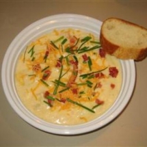 Potato & Cheddar Soup Recipe - Soups