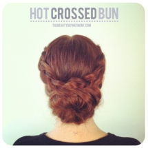 Braided Bun - Hair and Nails