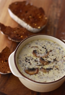 Homemade Mushroom Soup - Food & Drink