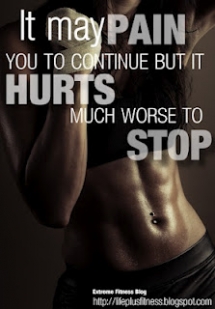 Good way to keep you focused during a workout - Inspiring Quotes