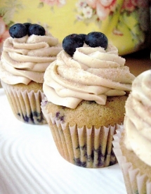 Blueberry Pancake Cupcakes - Dessert Recipes