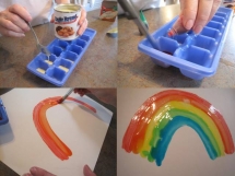 condensed milk painting - Toddler Crafts