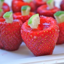 Strawberry Margarita Jell-O Shots - Great Shots
