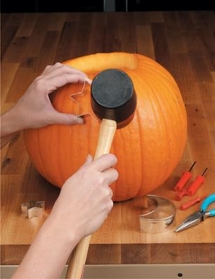 Cookie Cutter Pumpkin Carving - Hallowe'en Ideas