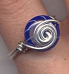 wire wrapped ring - Rings