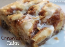 Cinnamon Roll Cake - I LOVE CINNAMON!!