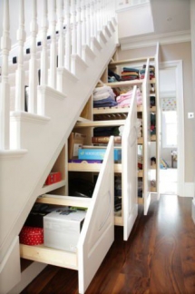 Drawers under stairs - Cool S**T for home & office