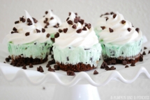 Mint Chocolate Chip Ice Cream Cupcakes - Cupcakes/ Cake Pops