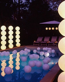 "Pool Party Lighting" - Party ideas