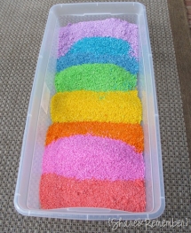 coloured rice - Toddler Crafts