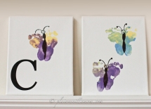 Butterfly Footprints - Fun crafts