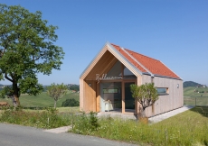 Beautifully clean lines on this small moderist building - Modern Architecture