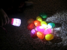 Glowing Easter Egg Hunt - Easter Ideas