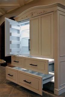 Refrigerator Armoire - Up in my kitchen.