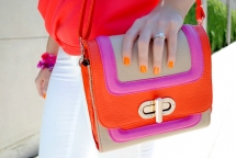 Colourblock Bag - Handbags