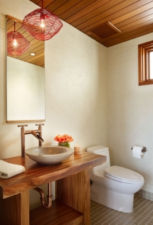 Wood Vanity - New Bathroom?
