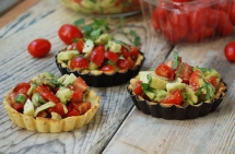 Tomato Avocado Tarts - Food & Drink
