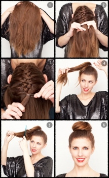 Ballerina Bun with Braid - Fave hairstyles