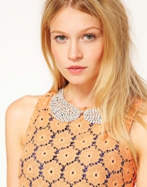 Rhinestone Collar - Clothing