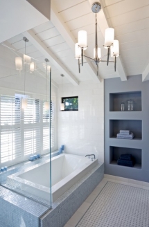 Plank and beam ceiling - New Bathroom?