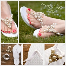 Beaded Flip Flops! - Fun crafts