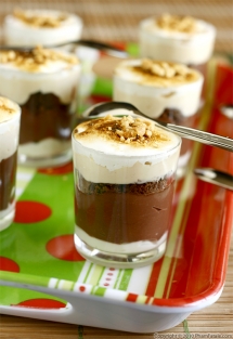 Deconstructed S'mores Recipe (Chocolate Peanut Butter Dessert Cups) - Party Ideas