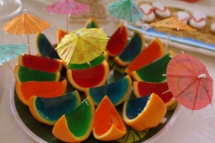 Orange Peel Jello Shots - Party ideas