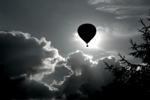 Hot air balloon - Black and White Photos