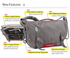 D-Lux Laptop Messenger Bondage 2012 by Timbuk2 - Apple