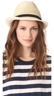 Bop Basics Raffia Fedora with Bound Edge  - Fave Clothing & Fashion Accessories