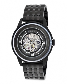 Breil Orchestra Automatic Skeleton Watch, Black - Watches