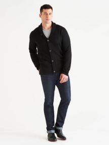 Brixton LuxCore Cashmere Cardigan - Men's Style