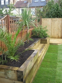 Built in planters - Gardens