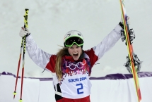 Canada's Justine Dufour-Lapointe wins moguls gold at Winter Olympics - The Sochi 2014 Winter Olympics
