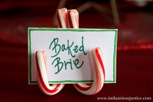 Candy Cane Card Holder - Christmas