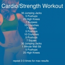 Cardio/Strength Workout - Fitness and Exercise