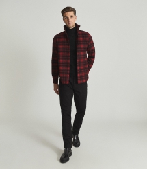Checked Brushed Flannel Shirt - Man Style