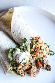 Cheesesteak Burritos - Tasty Grub