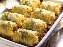 Chicken and Cheese Lasagna Roll-Ups - What's for dinner?